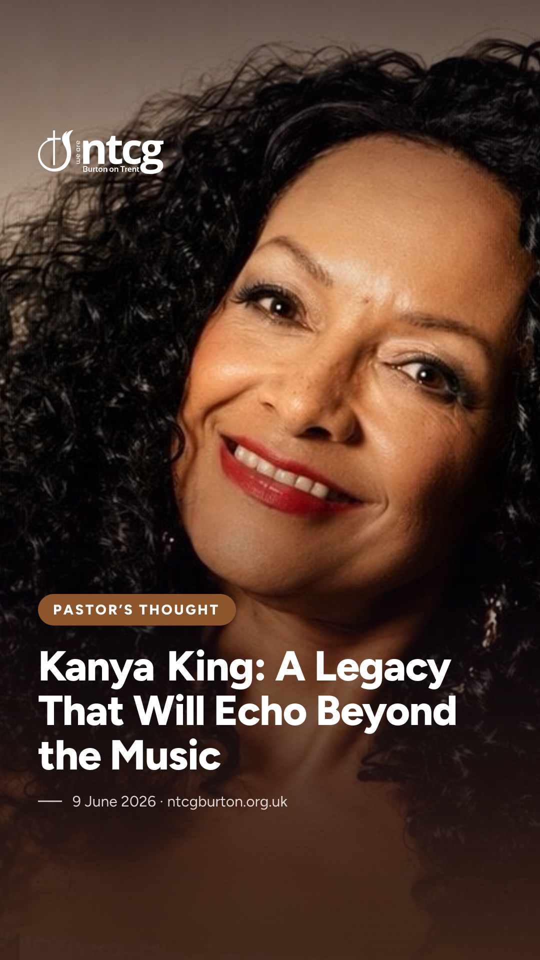 Story / Reel card for Kanya King: A Legacy That Will Echo Beyond the Music