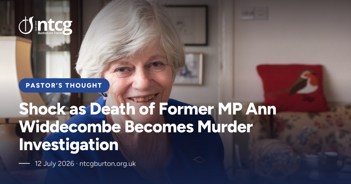 Link preview card for Shock as Death of Former MP Ann Widdecombe Becomes Murder Investigation